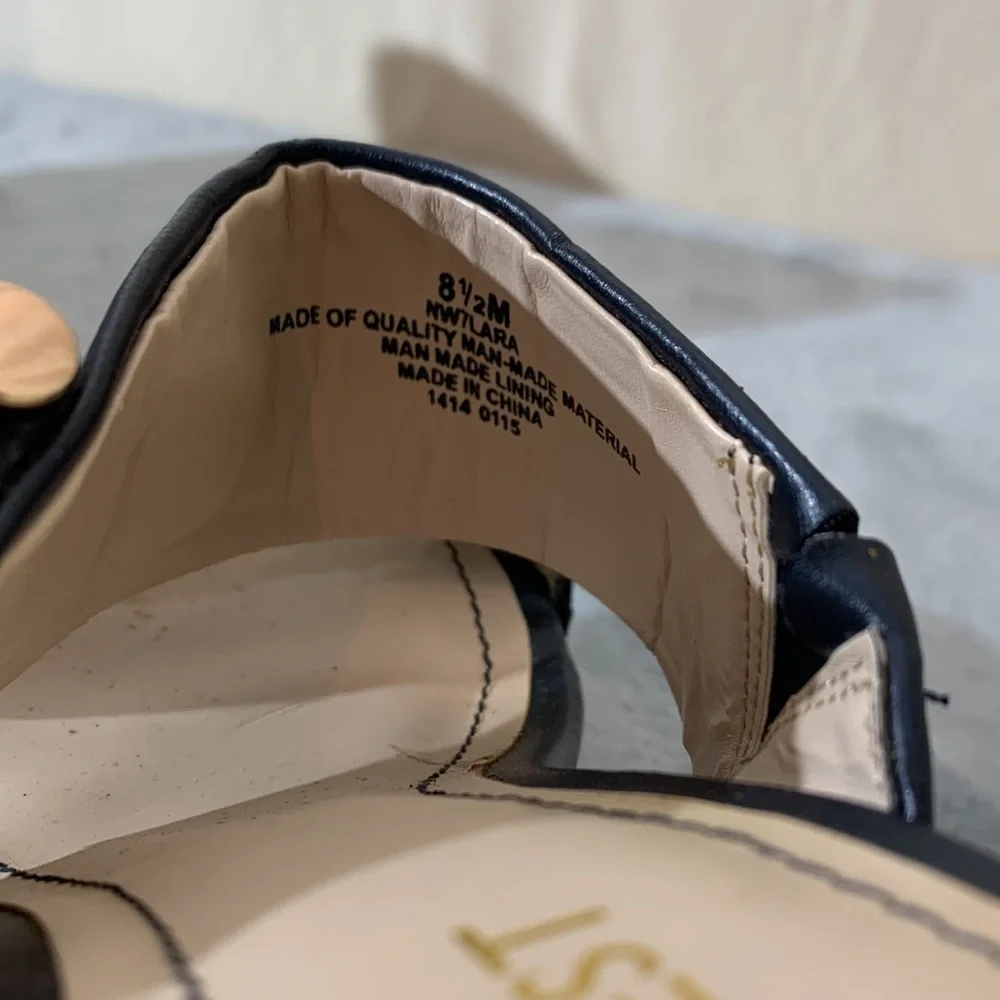 Nine West Lara Slides Wedge Sandal SIZE 8.5